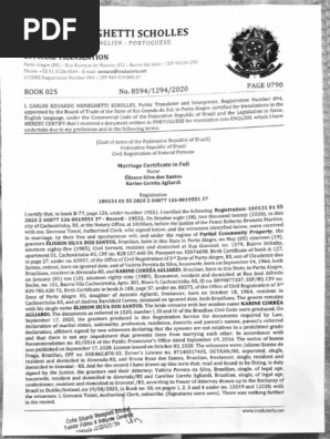 Marriage Certificate Full