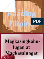 Reading Filipino