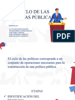 Ciclo de Las Politicas Publicas