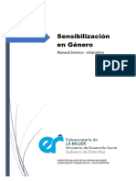 Manual de Sensibilización en Perspectiva de Género Subsecteraria de La Mujer Gov Entre Rios