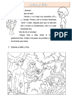 E1 A4 FICHA Adán y Eva