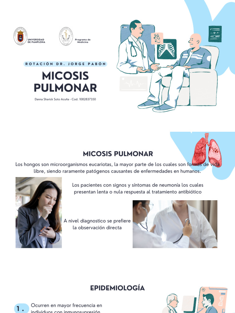 Micosis pulmonares: diagnóstico y tratamiento | PDF | Neumonía