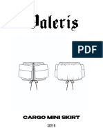 Cargo Mini Skirt Size 6