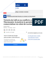 Victoria de Lidl en Su Conflicto Con Thermomix - La Justicia Le Permite Comercial