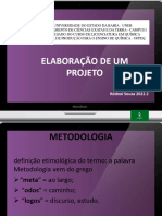 Elaboração de Um Projeto