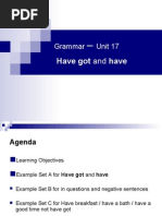 Grammar Unit 17