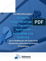 Cartilla Informativa Derecho Internacional de Los DDHH Aplicable A La Defensa 2022