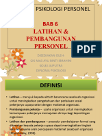 Bab 6 - Latihan & Pembangunan Pekerja