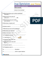 2ndTERM Termمراجعة الصف السادس