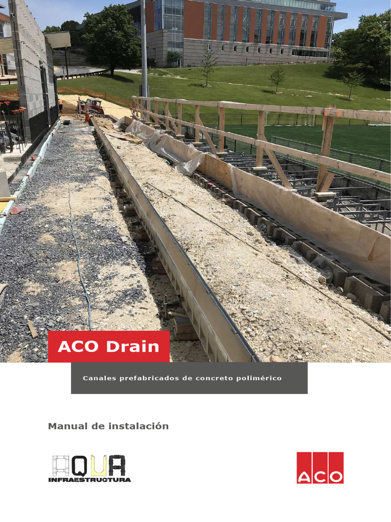 Drain - Manual de Instalacion | PDF | Hormigón | Tornillo