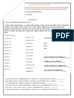 Trabarlho de Matematica 7