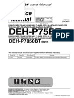 Service Manual PIONEER+DEH-P8880bt