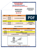 Horario Nov I Cuatrimestre 2023