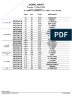 Jadual Ganti Untuk Hari Ini 12.03