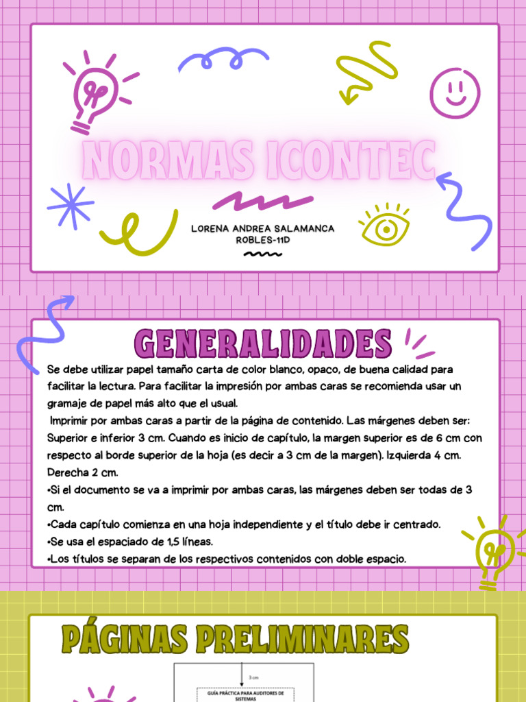 Normas ICONTEC para Portadas y Márgenes | PDF | Bibliografía | Papel