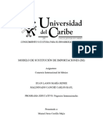 Modelo de Sustitución de Importaciones (Isi) : Asignatura: Comercio Internacional de México