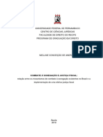 COMBATE À SONEGAÇÃO FISCAL E JUSTIÇA FISCAL - Relação Entre Os Mecanismos de Comebate À Sonegação Existentes No Brasil