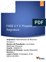 FASE 2 Y 3: Proyecto de Asignatura