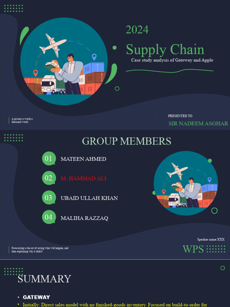 Gateway vs. Apple: Supply Chain Strategies | PDF | Inventory | Retail