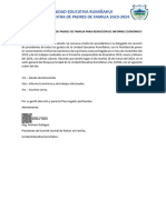 CONVOCATORIA A SESIÓN DE PADRES DE FAMILIA PARA RENDICIÓN DE INFORME ECONÓMICO-signed