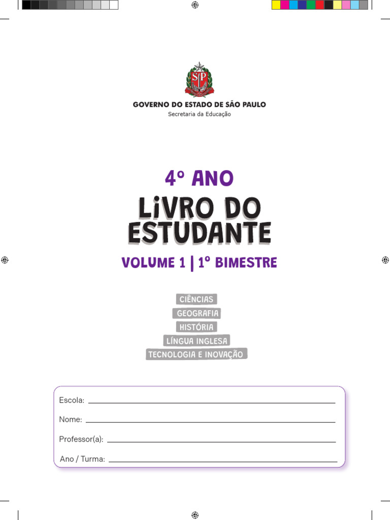Livro do Estudante 4º Ano - Volume 1 | PDF | Mistura | Congelamento