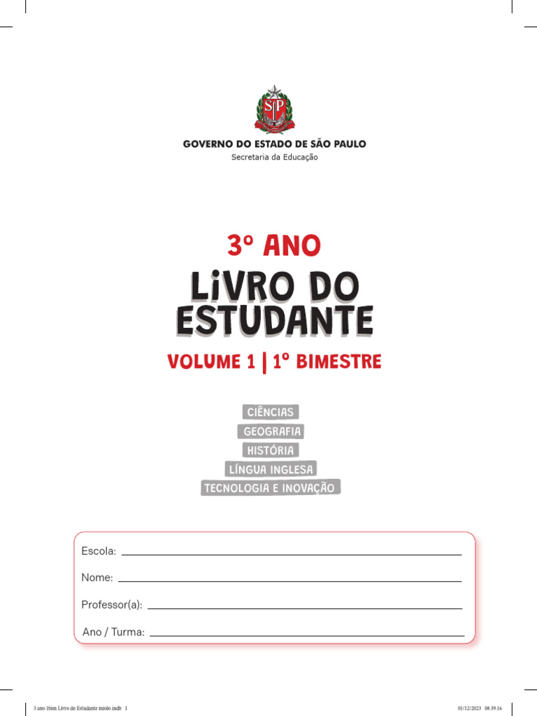 Livro do Estudante 3º Ano - Volume 1 | PDF | Herbívoro | Pinguim