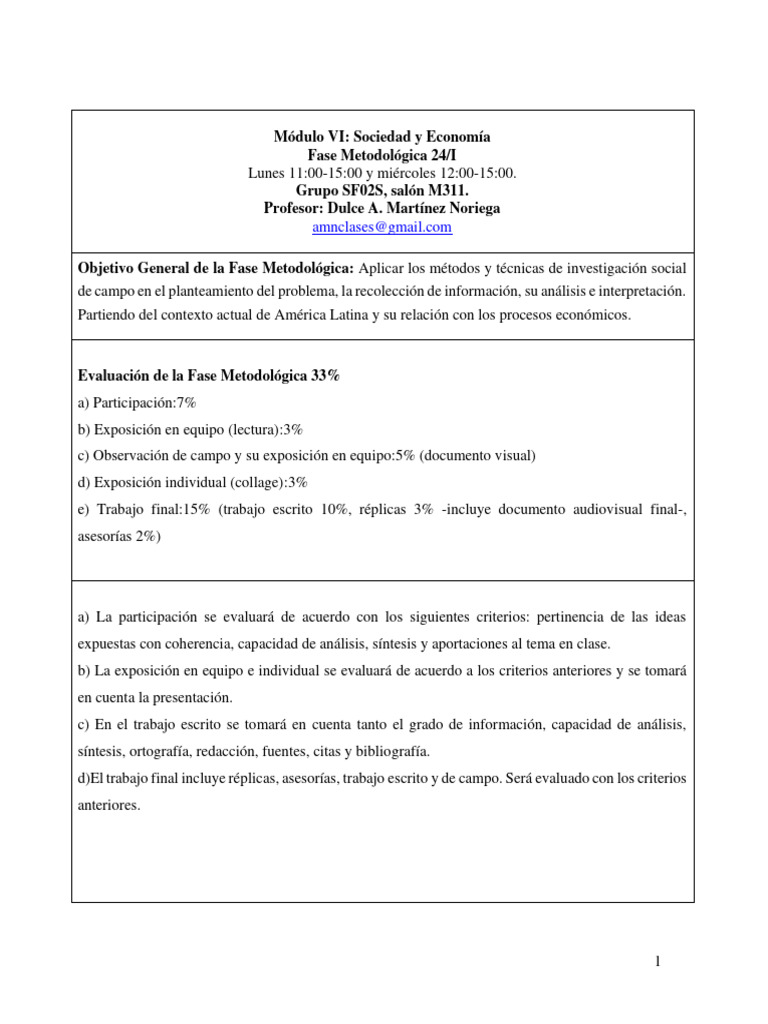 Módulo VI - Sociedad y Economía - 24-I | PDF | Etnografía | Educación ...