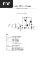 Variable DC Power Supply