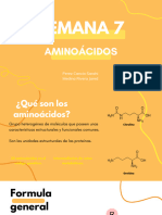 Semana 7 Aminoácidos