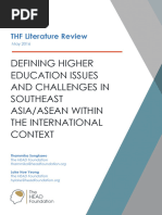 2016 - 2) Defining Higher Education Issues and Challenges in Southeast AsiaASEAN Within The International Context