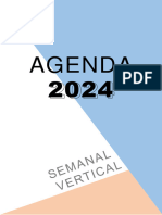 Agenda - 2024 (Semanal Vertical - en Blanco)