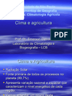 Clima e Agricultura