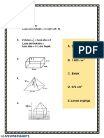 Soal Volume Kls 6 SD