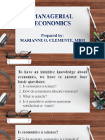 Managerial Economics Chapter 1