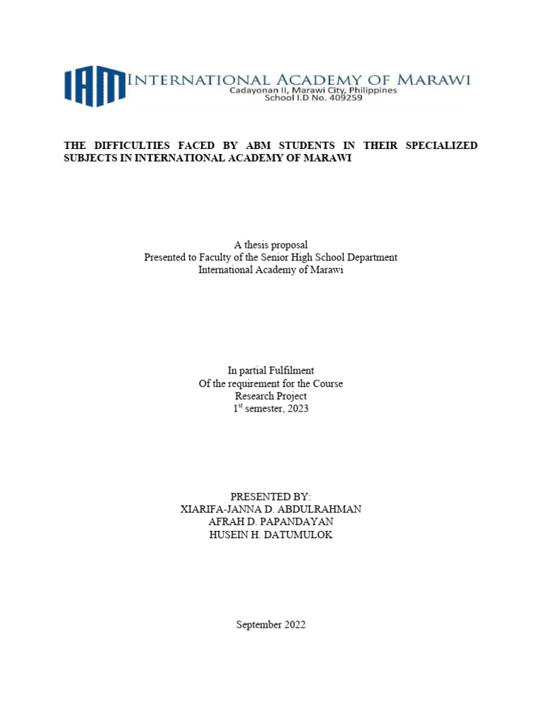 QUALITATIVE RESEARCH TOPICS FOR ABM STUDENTS IN THE PHILIPPINES visual data 6