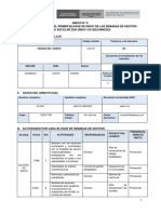 Hoja de Ruta para La Primera Sem. Gestion