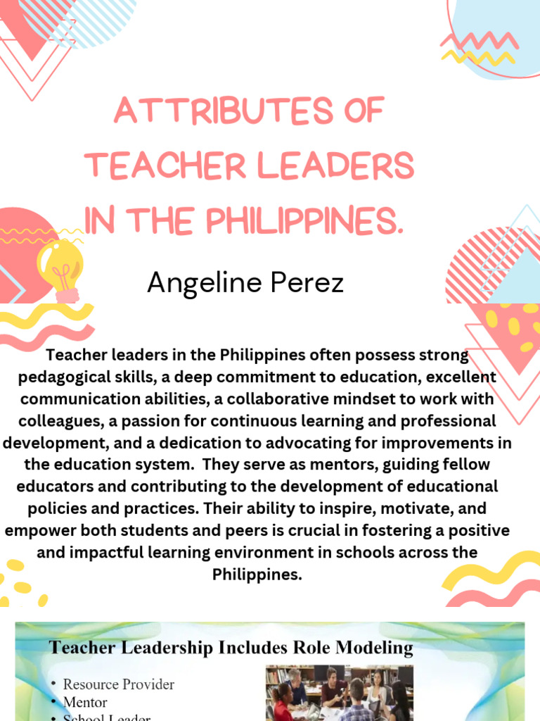 Teacher Leader Attributes in the Philippines | PDF