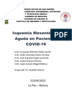 Isquemia Mesenterica Aguda en Pacientes Covid-19