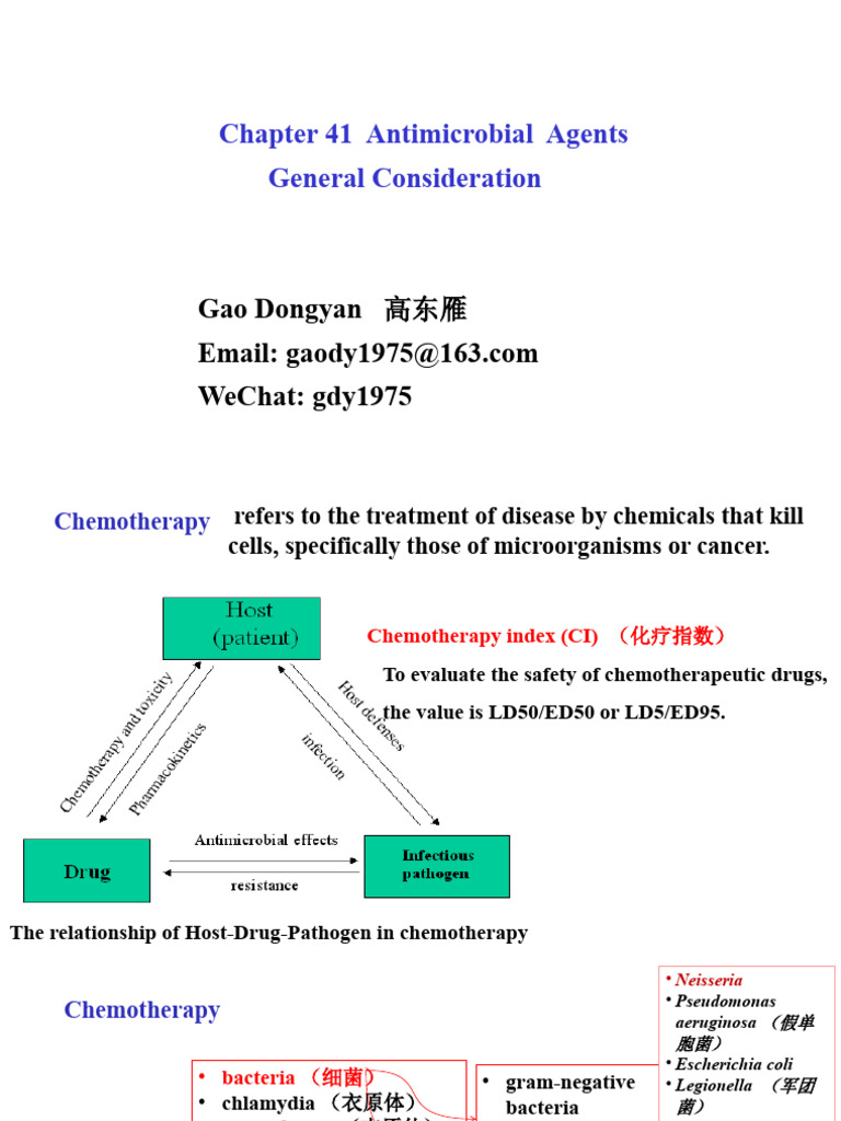Antimicrobial Agents: Chemotherapy Insights | PDF | Antimicrobial ...