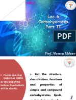 Lecture 6-Carbohydrates Spring 24