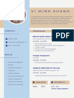 White and Beige Minimalist Designer Professional CV Resume