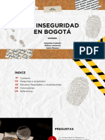 Primera Fase - Inseguridad en Bogotá
