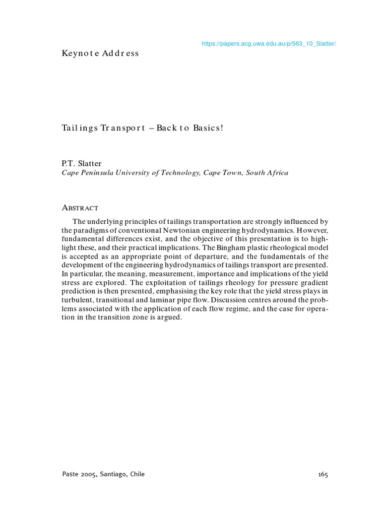 10_Slatter | PDF | Fluid Dynamics | Shear Stress
