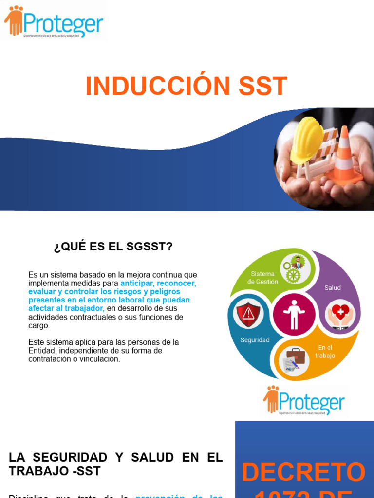 Inducción Sst L Pdf Valores Seguridad Y Salud Ocupacional
