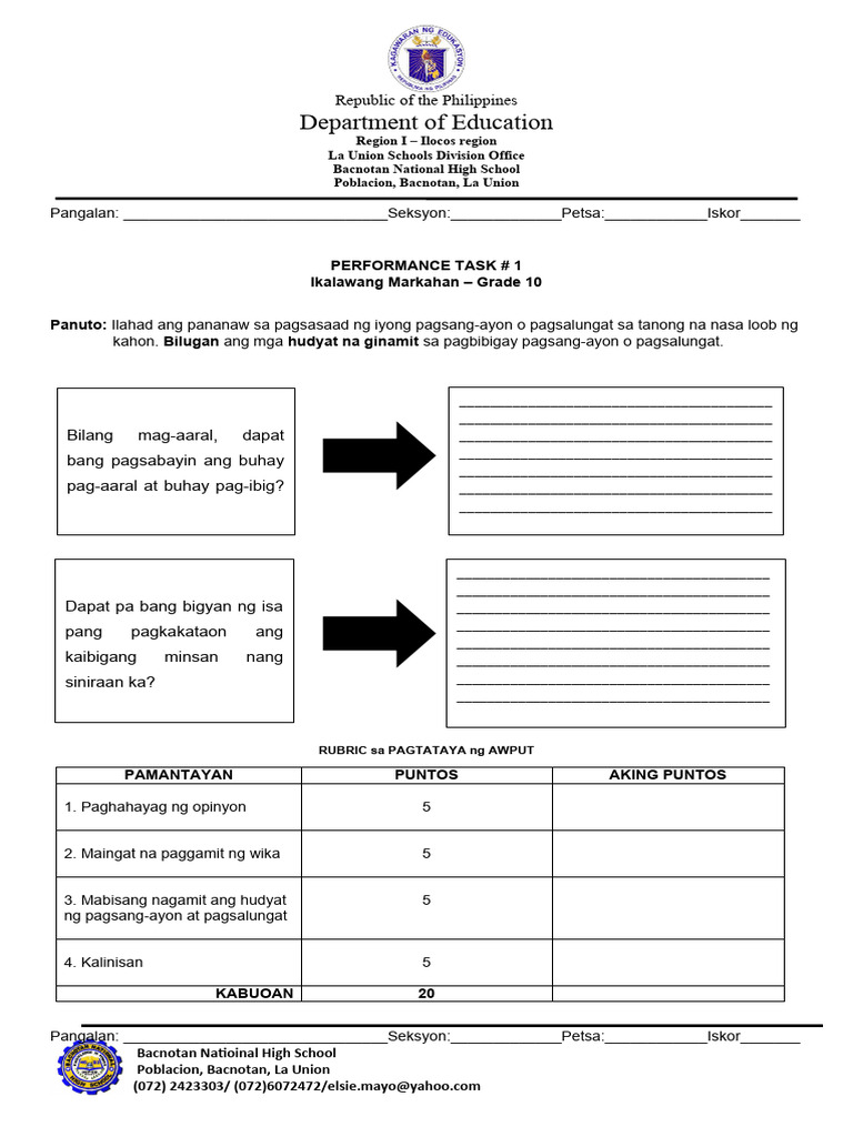 g10 PT 2nd Quarter | PDF