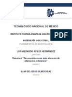 ACT. 1.2 Resumen Recomendaciones - Avilés - Hernández - Luis - Gerardo