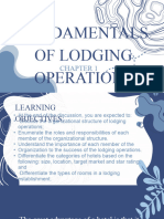 Prelim - Chapter 1 (Fundamentals of Lodging Operations)