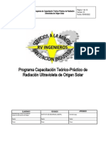 Programa de Capacitacion de Radiacion Ultravioleta de Origen Solar 2016