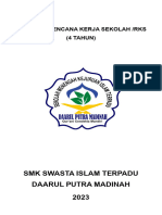 SMK Swasta Islam Terpadu Daarul Putra Madinah 2023: Dokumen Rencana Kerja Sekolah /rks (4 TAHUN)