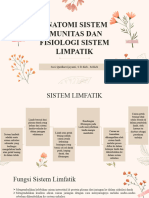 Anatomi Sistem Imunitas Dan Fisiologi Sistem Limpatik